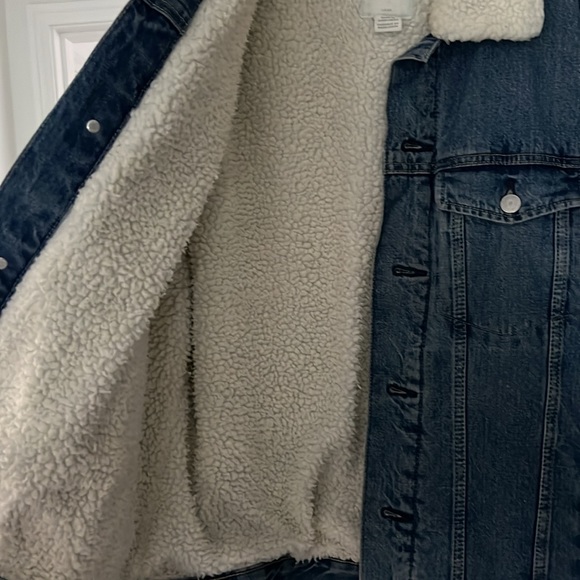 sherpa denim jacket - Picture 3 of 4
